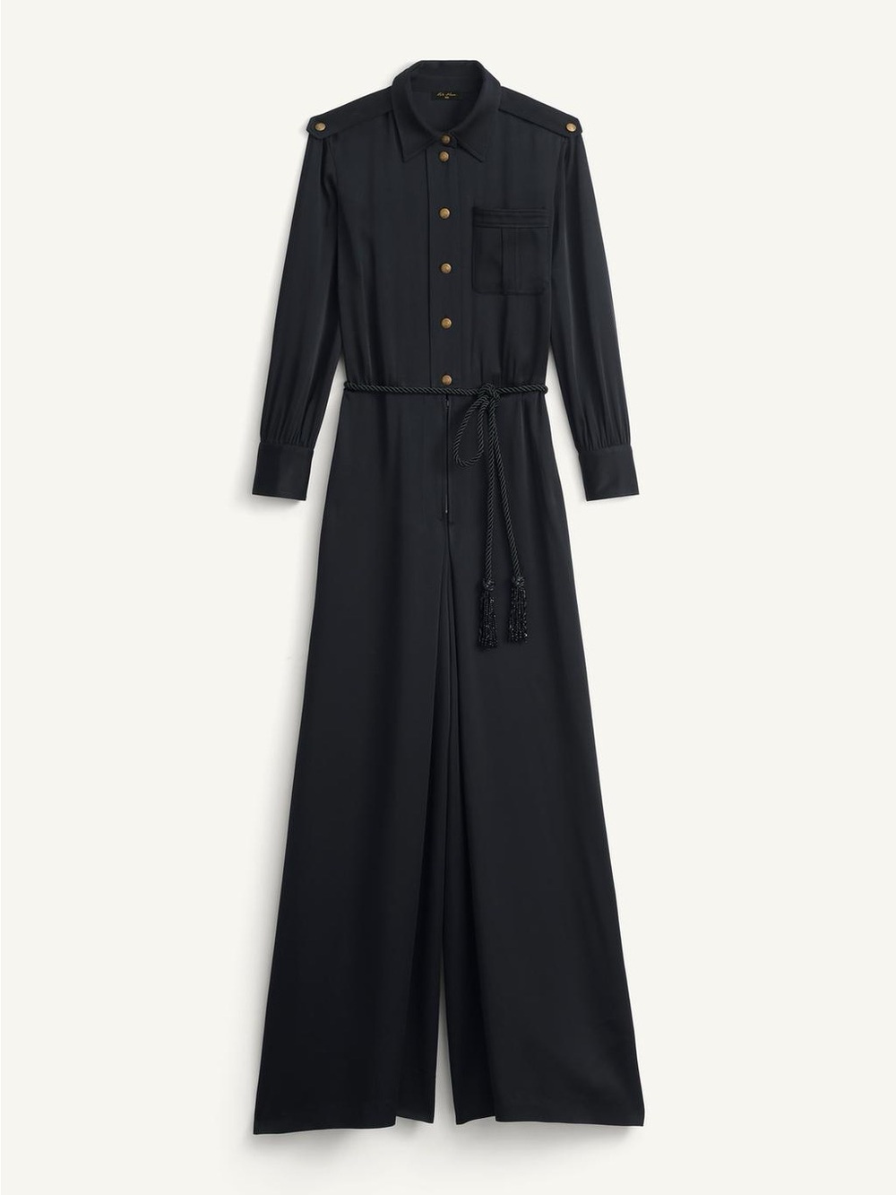 Zara x Kate Moss Belted Palazzo Jumpsuit,